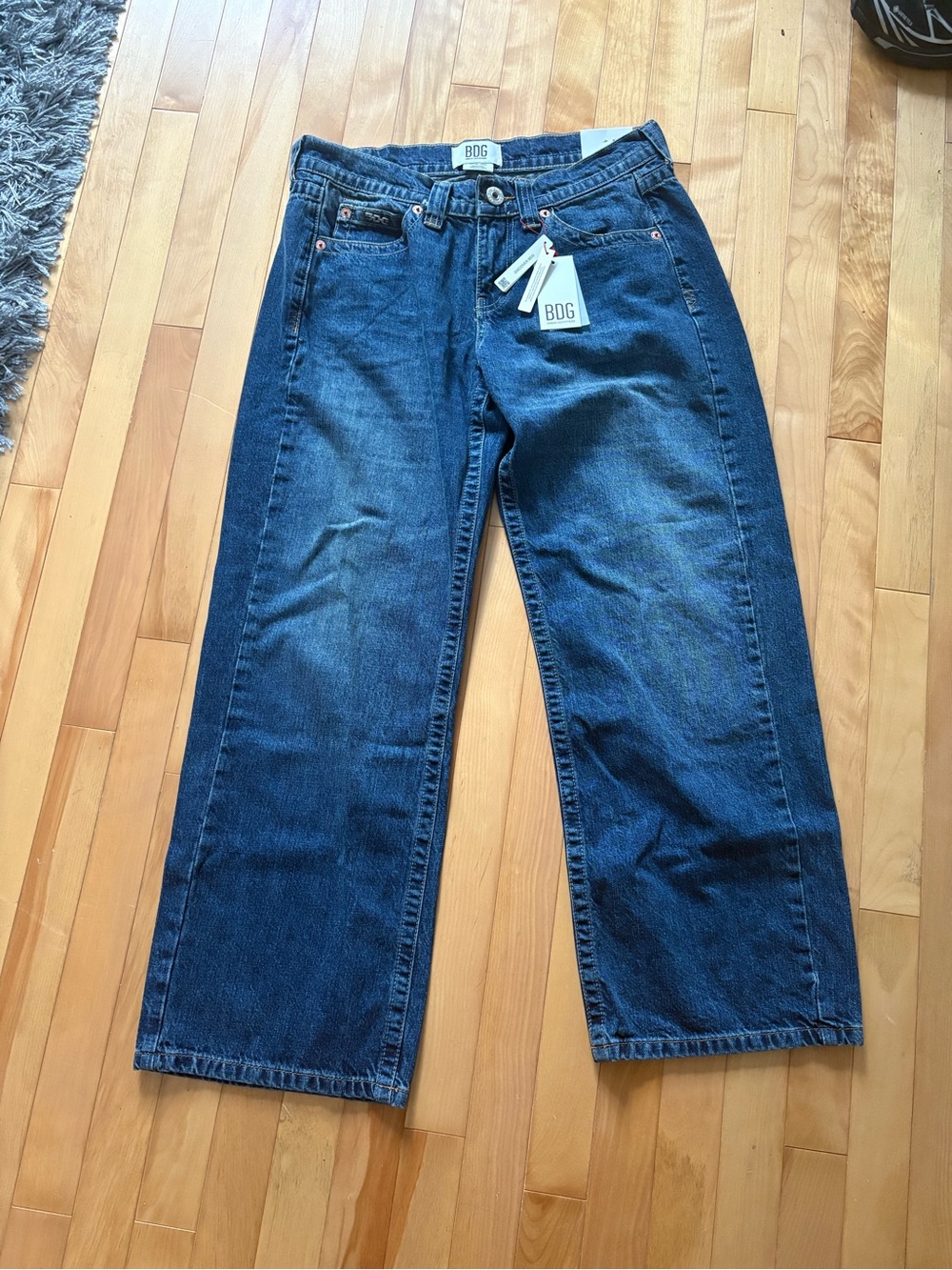 BDG Kayla Lowrider Jeans in Dark Blue